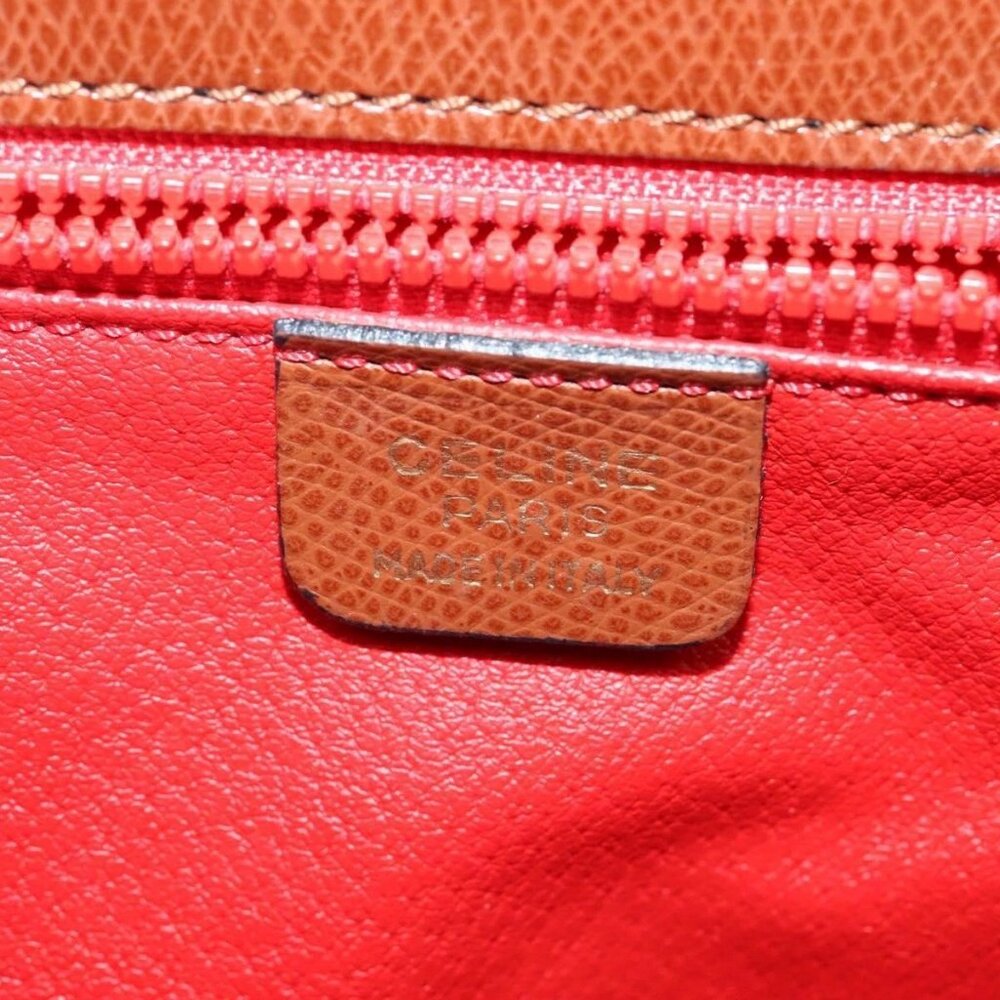 CELINE Shoulder Bag Leather Brown Auth KD516 - Picture 13 of 16